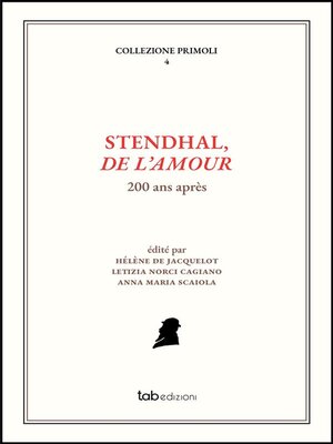 cover image of Stendhal, De l'Amour